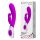 Wibrator króliczek silikonowy Pretty Love Harlan fioletowy USB 12 cm