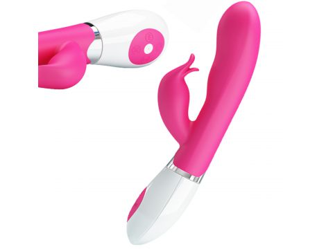 Wibrator króliczek Pretty Love Felix różowy 20 cm 30 trybów - 8