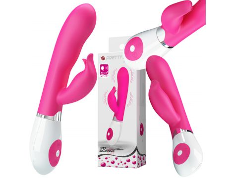 Wibrator króliczek Pretty Love Felix różowy 20 cm 30 trybów - 2