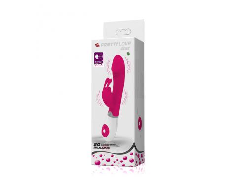 Wibrator króliczek Pretty Love Gene różowy 30 funkcji 20 cm - 14