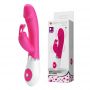 Wibrator króliczek Pretty Love Gene różowy 30 funkcji 20 cm - 3