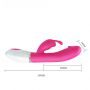 Wibrator króliczek Pretty Love Gene różowy 30 funkcji 20 cm - 12