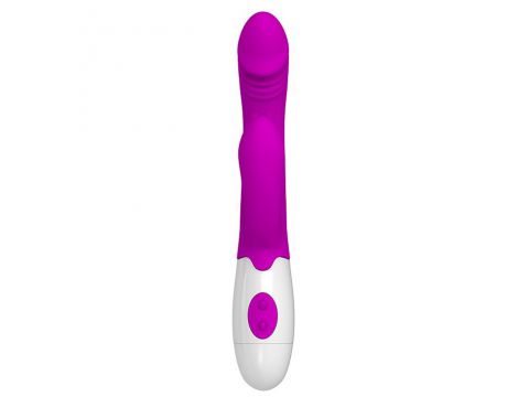Wibrator punktu G Pretty Love Andre ze stymulatorem fioletowy 20 cm - 4