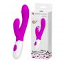 Wibrator punktu G Pretty Love Andre ze stymulatorem fioletowy 20 cm - 2