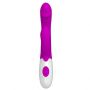 Wibrator punktu G Pretty Love Andre ze stymulatorem fioletowy 20 cm - 5