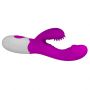 Wibrator punktu G Pretty Love Andre ze stymulatorem fioletowy 20 cm - 6