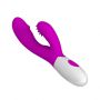 Wibrator punktu G Pretty Love Andre ze stymulatorem fioletowy 20 cm - 7