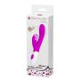 Wibrator punktu G Pretty Love Andre ze stymulatorem fioletowy 20 cm - 11