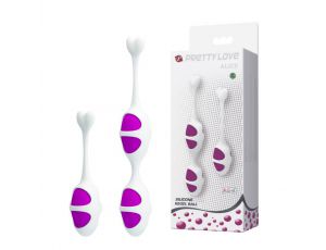 Kulki Kegla Pretty Love Alice silikonowe wodoodporne 3,7 cm