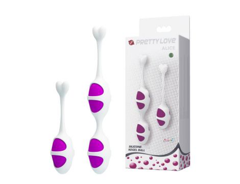 Kulki Kegla Pretty Love Alice silikonowe wodoodporne 3,7 cm