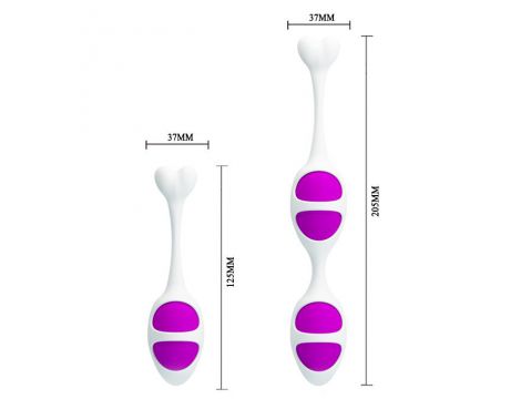 Kulki Kegla Pretty Love Alice silikonowe wodoodporne 3,7 cm - 6