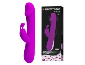 Wibrator króliczek silikonowy Pretty Love Robert 30 trybów 21 cm