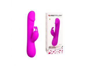 Wibrator króliczek silikonowy Pretty Love Clement 30 trybów 21 cm