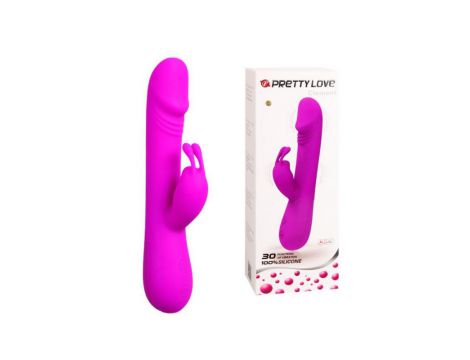 Wibrator króliczek silikonowy Pretty Love Clement 30 trybów 21 cm