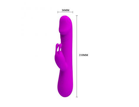 Wibrator króliczek silikonowy Pretty Love Clement 30 trybów 21 cm - 6