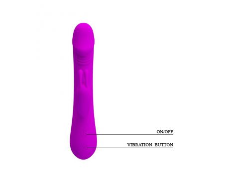 Wibrator króliczek silikonowy Pretty Love Clement 30 trybów 21 cm - 7