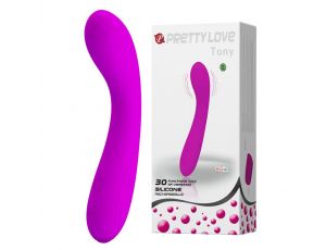 Wibrator punktu G silikonowy Pretty Love Tony 30 trybów 16 cm