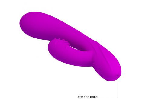 Wibrator króliczek Pretty Love Harry fioletowy wodoodporny 30 funkcji - 7