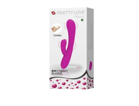 Wibrator króliczek Pretty Love Harry fioletowy wodoodporny 30 funkcji - 10