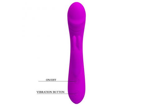 Wibrator króliczek silikonowy Pretty Love Hunter 30 funkcji 17 cm - 6