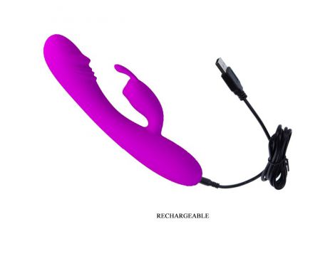 Wibrator króliczek silikonowy Pretty Love Hunter 30 funkcji 17 cm - 8