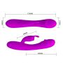 Wibrator króliczek silikonowy Pretty Love Hunter 30 funkcji 17 cm - 6