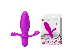 Wibrujący korek analny Pretty Love Fitch silikonowy 11 cm 10 funkcji