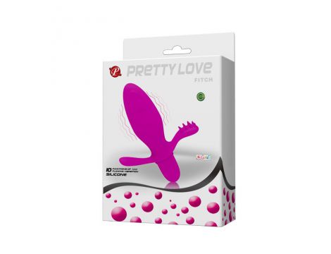 Wibrujący korek analny Pretty Love Fitch silikonowy 11 cm 10 funkcji - 9