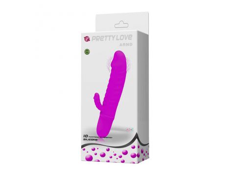 Mini wibrator silikonowy Pretty Love ARND do punktu G wodoodporny - 9