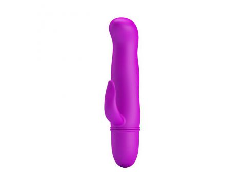 Wibrator silikonowy z wyrostkiem łechtaczkowym Pretty Love Blithe 11 cm - 2
