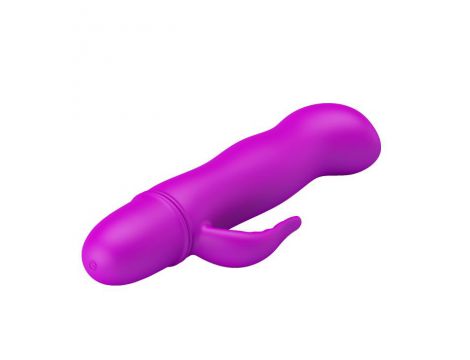 Wibrator silikonowy z wyrostkiem łechtaczkowym Pretty Love Blithe 11 cm - 3