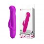 Wibrator silikonowy z wyrostkiem łechtaczkowym Pretty Love Blithe 11 cm - 2