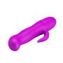 Wibrator silikonowy z wyrostkiem łechtaczkowym Pretty Love Blithe 11 cm - 5