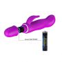Wibrator silikonowy z wyrostkiem łechtaczkowym Pretty Love Blithe 11 cm - 9