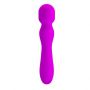 Masażer wibracyjny silikonowy Pretty Love Paul fioletowy USB 30 trybów - 5