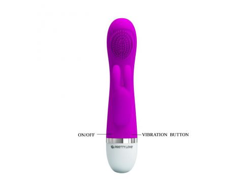 Wibrator króliczek Pretty Love Christ silikonowy 12 cm - 7