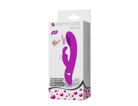 Wibrator króliczek Pretty Love Christ silikonowy 12 cm - 9