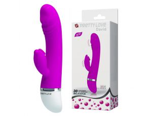 Wibrator króliczek silikonowy Pretty Love David 30 wibracji