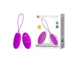 Bezprzewodowe wibrujące jajko Pretty Love Joanna USB 12 funkcji