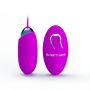 Jajko wibrujące Pretty Love Jenny silikonowe z pilotem USB 7 cm - 3