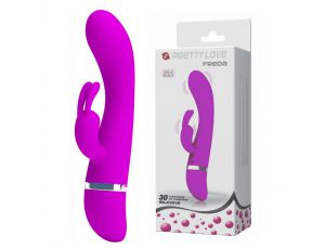 Wibrator króliczek Pretty Love Freda silikonowy 18,9 cm 30 funkcji