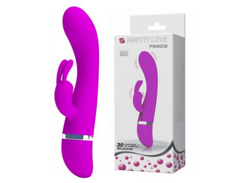 Wibrator króliczek Pretty Love Freda silikonowy 18,9 cm 30 funkcji