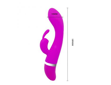 Wibrator króliczek Pretty Love Freda silikonowy 18,9 cm 30 funkcji - 6