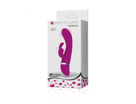 Wibrator króliczek Pretty Love Freda silikonowy 18,9 cm 30 funkcji - 9