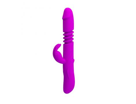 Wibrator króliczek Pretty Love Ward silikonowy z rotacją USB 27 cm - 2