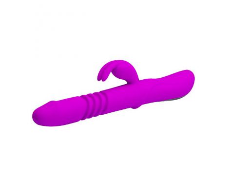 Wibrator króliczek Pretty Love Ward silikonowy z rotacją USB 27 cm - 5