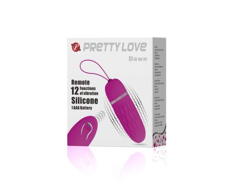 Bezprzewodowe wibrujące jajko Pretty Love Dawn 12 funkcji - 9