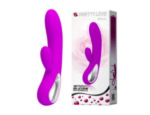 Wibrator punktu G Pretty Love Elmer fioletowy USB 12 trybów