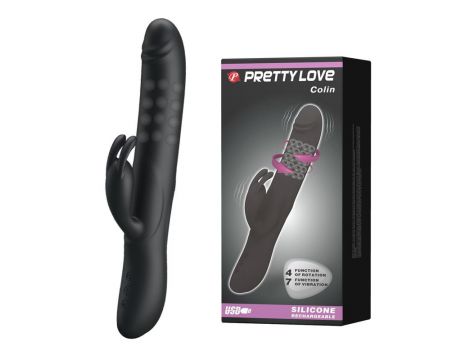 Wibrator króliczek Pretty Love Colin silikonowy USB 25 cm