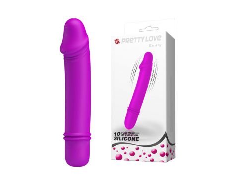 Mini wibrator silikonowy Pretty Love Emily 10 funkcji wodoodporny